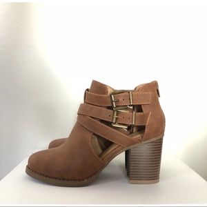 Soda Cutout Ankle Bootie